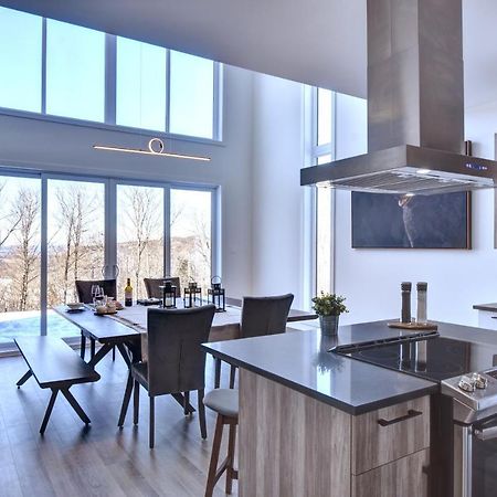 הוילה La Conception Chalet Serenity - Mont Tremblant Ski - Spa Sauna Wifi Tv Privet Chic Modern House מראה חיצוני תמונה