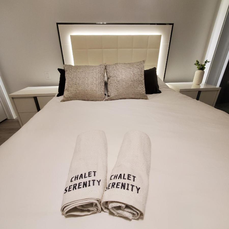 הוילה La Conception Chalet Serenity - Mont Tremblant Ski - Spa Sauna Wifi Tv Privet Chic Modern House מראה חיצוני תמונה