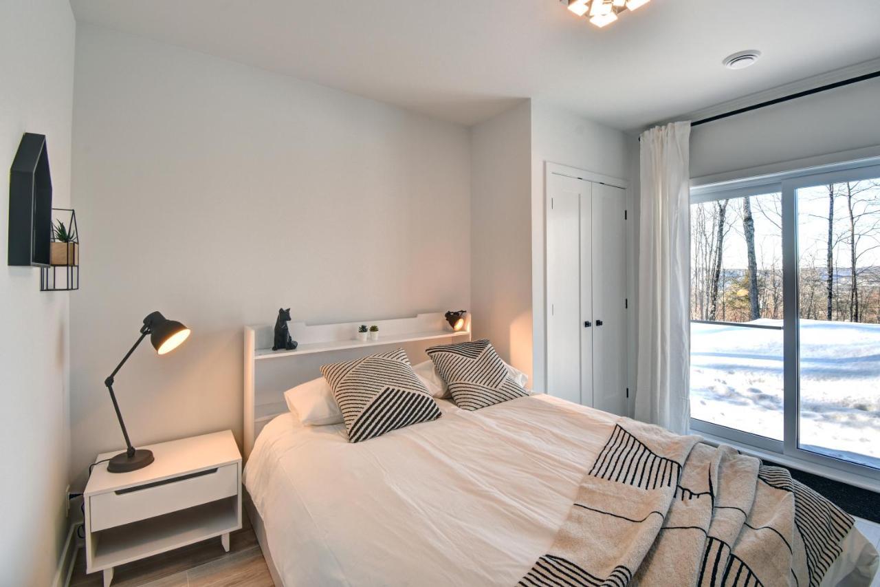 הוילה La Conception Chalet Serenity - Mont Tremblant Ski - Spa Sauna Wifi Tv Privet Chic Modern House מראה חיצוני תמונה