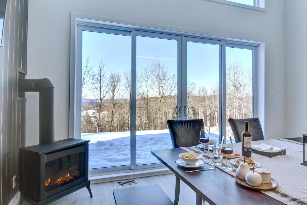 הוילה La Conception Chalet Serenity - Mont Tremblant Ski - Spa Sauna Wifi Tv Privet Chic Modern House מראה חיצוני תמונה