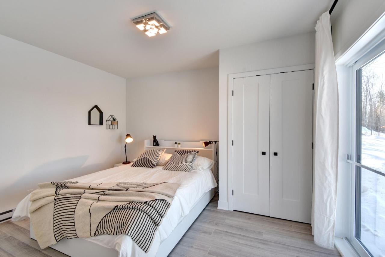 הוילה La Conception Chalet Serenity - Mont Tremblant Ski - Spa Sauna Wifi Tv Privet Chic Modern House מראה חיצוני תמונה