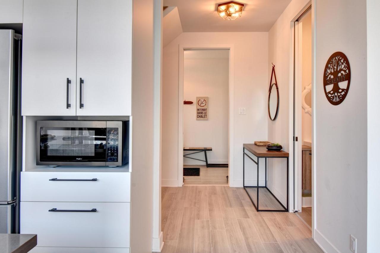 הוילה La Conception Chalet Serenity - Mont Tremblant Ski - Spa Sauna Wifi Tv Privet Chic Modern House מראה חיצוני תמונה